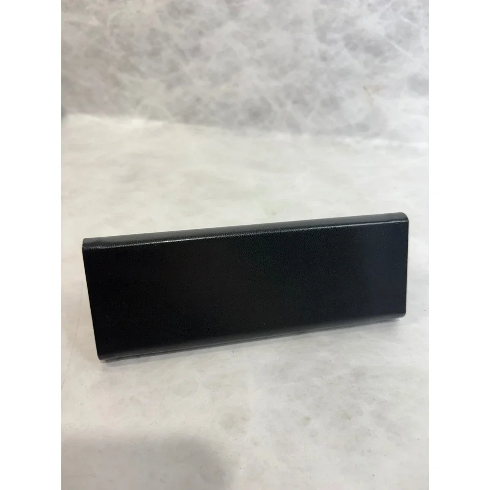 Bulova Gray Triangular Folding Eyewear Case Collapsible Magnetic Glasses Box